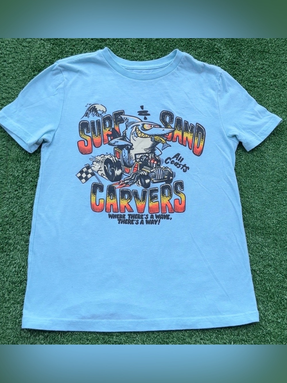 Sonoma Light Blue 'Surf Sand Carvers' Graphic Tee